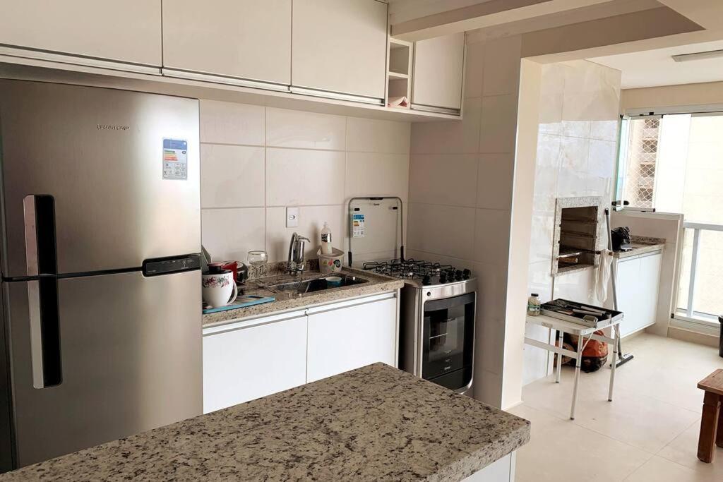 Condominio Club, Vista Para O Mar, Churrasqueira Guaruja Bagian luar foto